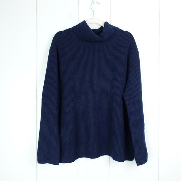 Quince Sweater Womens SZ XL Mongolian Cashmere Fisherman Turtleneck Cozy Casual - Picture 1 of 10